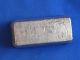 Old.  999 Silver 9.  62 Troy Oz Ingot Poured B3270 Silver photo 1