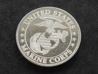 United States Marine Corps Silver Art Round C0649 photo