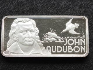 John Audubon Silver Art Bar Hamilton A7455 photo