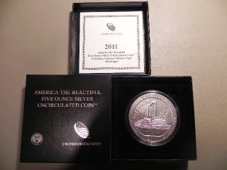 2011 - P Np9 Vicksburg America The 5oz Silver Coin photo