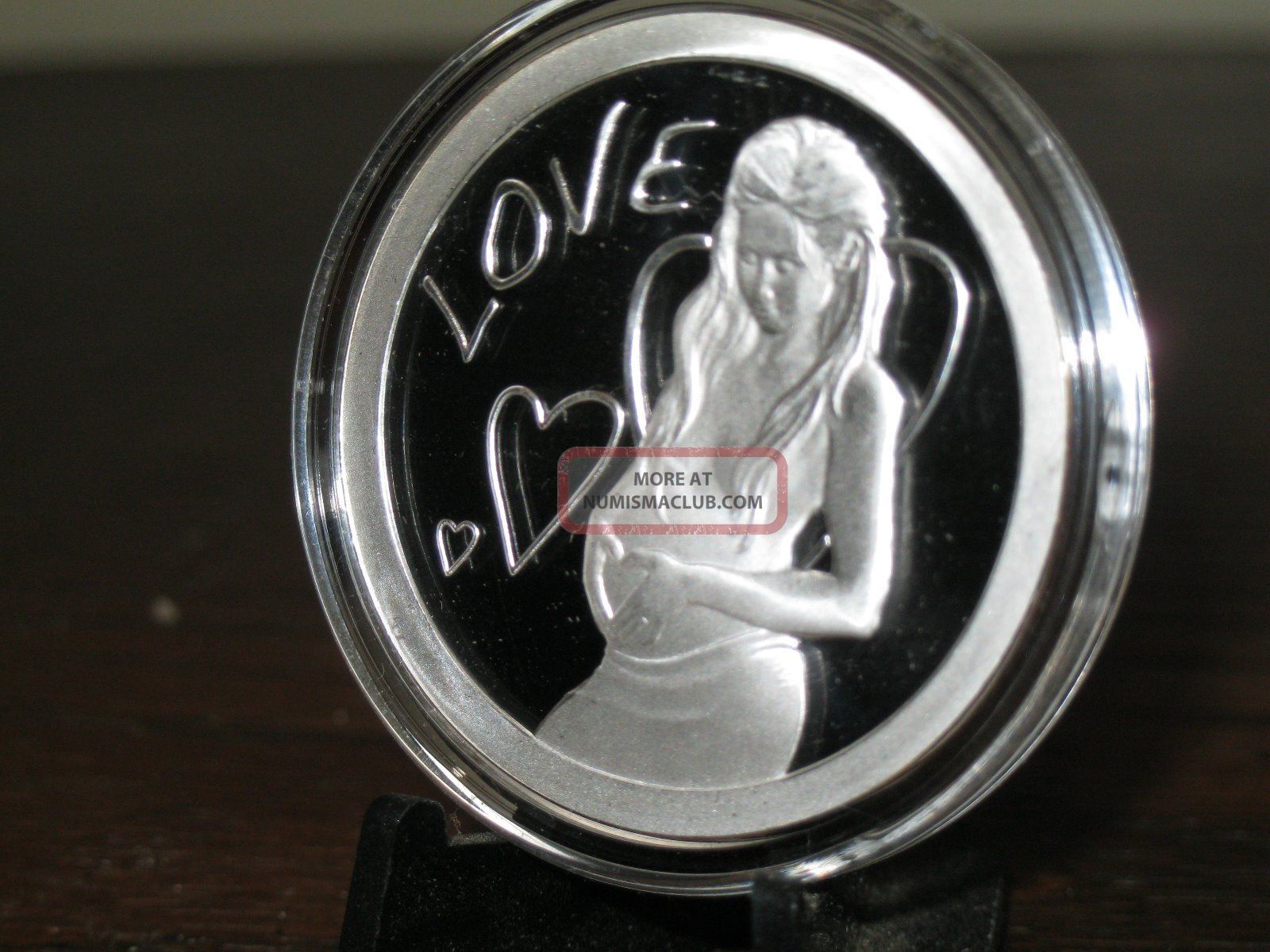 Silver Shield 2013 Bu Warbird/proof Love 1 Oz Silver Proof 504 Of 1000