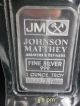 1 Johnson Mathey 1oz. .  999 Fine Silver Bar In Wrapping Silver photo 1