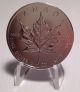 2013 Canadian Silver Maple Leaf 1 Oz Coin.  9999 Pure Fine Bullion Round Canada Silver photo 2