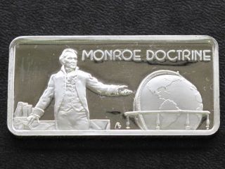 Monroe Doctrine Silver Art Bar Hamilton A7563 photo