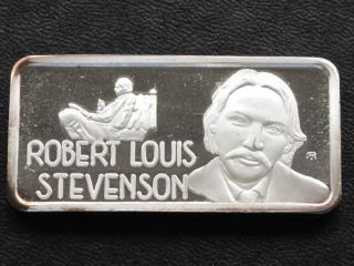 Robert Louis Stevenson Silver Art Bar Hamilton A7446 photo