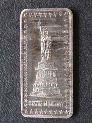 Statue Of Liberty Silver Art Bar Hamilton A6431 photo
