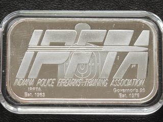 2005 Indiana Police Firearms Training Association Silver Art Bar C4550 photo
