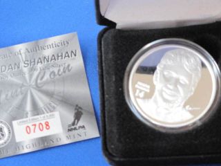 Highland Brendan Shanahan Detroit Red Wings Proof Silver Art Medal E2772 photo