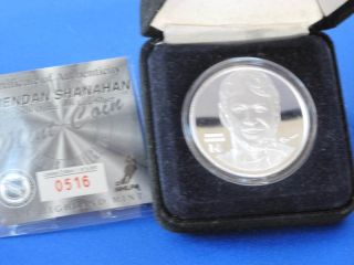 Brendan Shanahan Detroit Red Wings Proof Silver Art Medal Highland E2775 photo