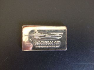 Silver Bullion.  999 Fine Silver Horizon Air Rare Limited Edition Bar photo