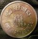 Old 1 Oz Silver Round, .  999 Silver,  Eagle Design,  Hcj Refiners Vintage Toned Silver photo 1