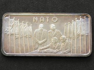 Nato Silver Art Bar Serial 7571 Hamilton C4516 photo