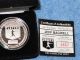 Jeff Bagwell 1 Troy Ounce.  999 Fine Silver Sport Round Highland B7760 Silver photo 1