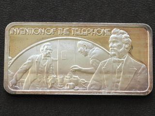 Invention Of The Telephone Silver Art Bar Serial 7560 Hamilton C4506 photo
