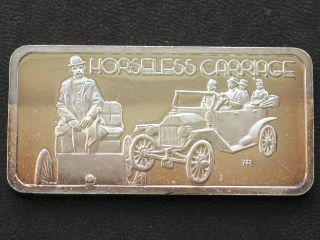 Horseless Carriage Silver Art Bar Serial 7560 Hamilton C4508 photo