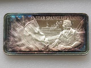 Star Spangled Banner Silver Art Bar Serial 7560 Hamilton C4552 photo