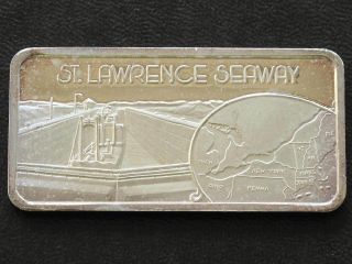 St.  Lawrence Seaway Silver Art Bar Serial 7500 Hamilton C4511 photo