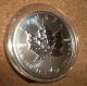 2012.  9999 Fine $5 Silver Canadian Maple Leaf Coin (bu) Silver photo 1
