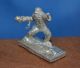 Hand Casted Solid.  999 Fine Silver Star Wars Inspired Angry Wookiee Figure Silver photo 3