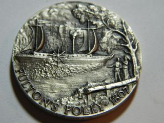 Longines Symphonette - Fulton`s Folly 1807 Sterling Silver Round 36gr J925 - 30 photo