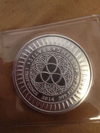 1 Troy Oz Sbss Bitcon Medallion photo