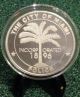 1 Troy Oz Miami Police.  999 Fine Silver Coin - Ser 018 - Silvertowne Usa Silver photo 1