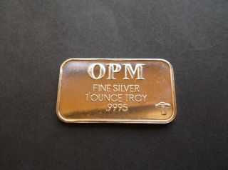 Opm One Ounce Troy.  9995 Fine Silver Aa - 359 photo