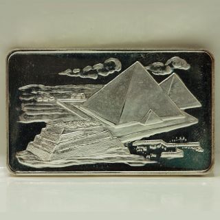 Rare Old Silver Art Bar 1973 Mount Everest 