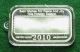 2010 Enameled Christmas Ornament 1 Troy Ounce 999 Silver Bar Shipped L786 Silver photo 1