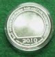 2010 Enameled Christmas 1 Troy Ounce 999 Silver Round Shipped L788 Silver photo 1