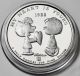 Peanuts Snoopy Charlie Brown Love Heart 5 Oz.  999 Silver Coin Case Very Rare Silver photo 1