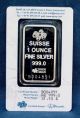 Pamp Suisse 1 Oz. .  999 Silver Fortuna Bar, Silver photo 1