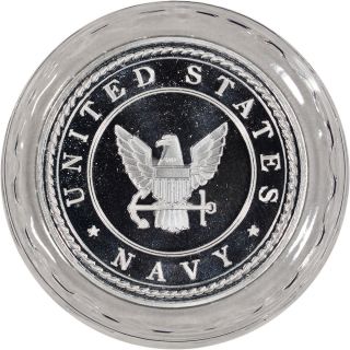 2014 Silver 1 Oz.  Medallion - United States Navy photo