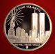 2005 Cook Islands 9/11 Freedom Tower 1 Oz. .  999 Silver 