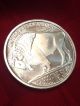 Indian Buffalo Head Round One Troy Ounce.  999 Fine Silver Bullion Coin Silver photo 4