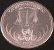 1972 Universaro Silver Round Alternative Trade Coin Bar Weights Wheat & 5 Heads Silver photo 2