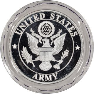2014 Silver 1 Oz.  Medallion - United States Army photo