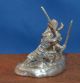 Hand Casted Solid.  999 Silver Star Wars Inspired Warrior Figures Silver photo 1
