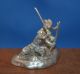 Hand Casted Solid.  999 Silver Star Wars Inspired Warrior Figures Silver photo 5