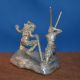 Hand Casted Solid.  999 Silver Star Wars Inspired Warrior Figures Silver photo 6