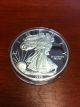 1999 Giant American Silver Eagle ½ Lb. .  999 Fine Silver Round Silver photo 2