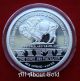 Solid Silver Round 2013 1 Troy Oz Indian Lakota Crazy Horse Bison Proof - Like Silver photo 3