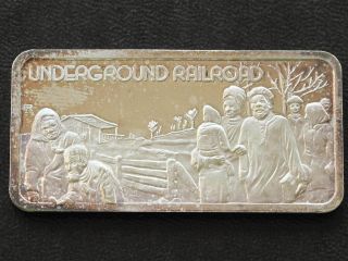 Underground Railroad Silver Art Bar Serial 7500 Hamilton C4513 photo