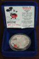 Mickey Mouse Silver Round 1987 1 Troy Oz.  999 Fine Coin A First Edition Silver photo 2