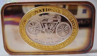 National Motorcycle Museum & Hall Of Fame 1993.  999 Silver Bar Rare Collectable photo