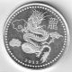 2012 1 Oz Silver Year Of The Dragon Round - Proof Like (. 999 Pure Silver) Silver photo 1