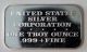 Ussc Happiness Was 74 Cancelled Canceled Silver Art Collectable.  999 Silver Bar Silver photo 1