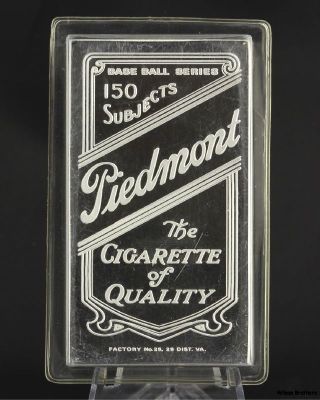 Honus Wagner Cigarette Card - 8oz 999 Silver Bar Baseball Danbury Solid photo