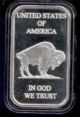 Silver Bar Buffalo Indian Chief Nickel.  999 Solid @ R And L Trust God Nr Silver photo 1