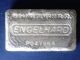 Engelhard,  Poured 10 Troy Oz.  999 Fine Silver Art Bar 1979 Silver photo 1